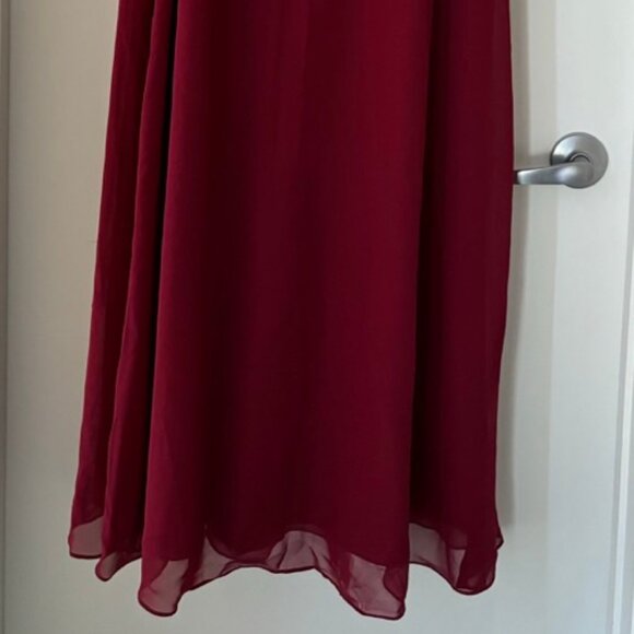 Azazie Mya A4 Burgundy Dress - Picture 5 of 6